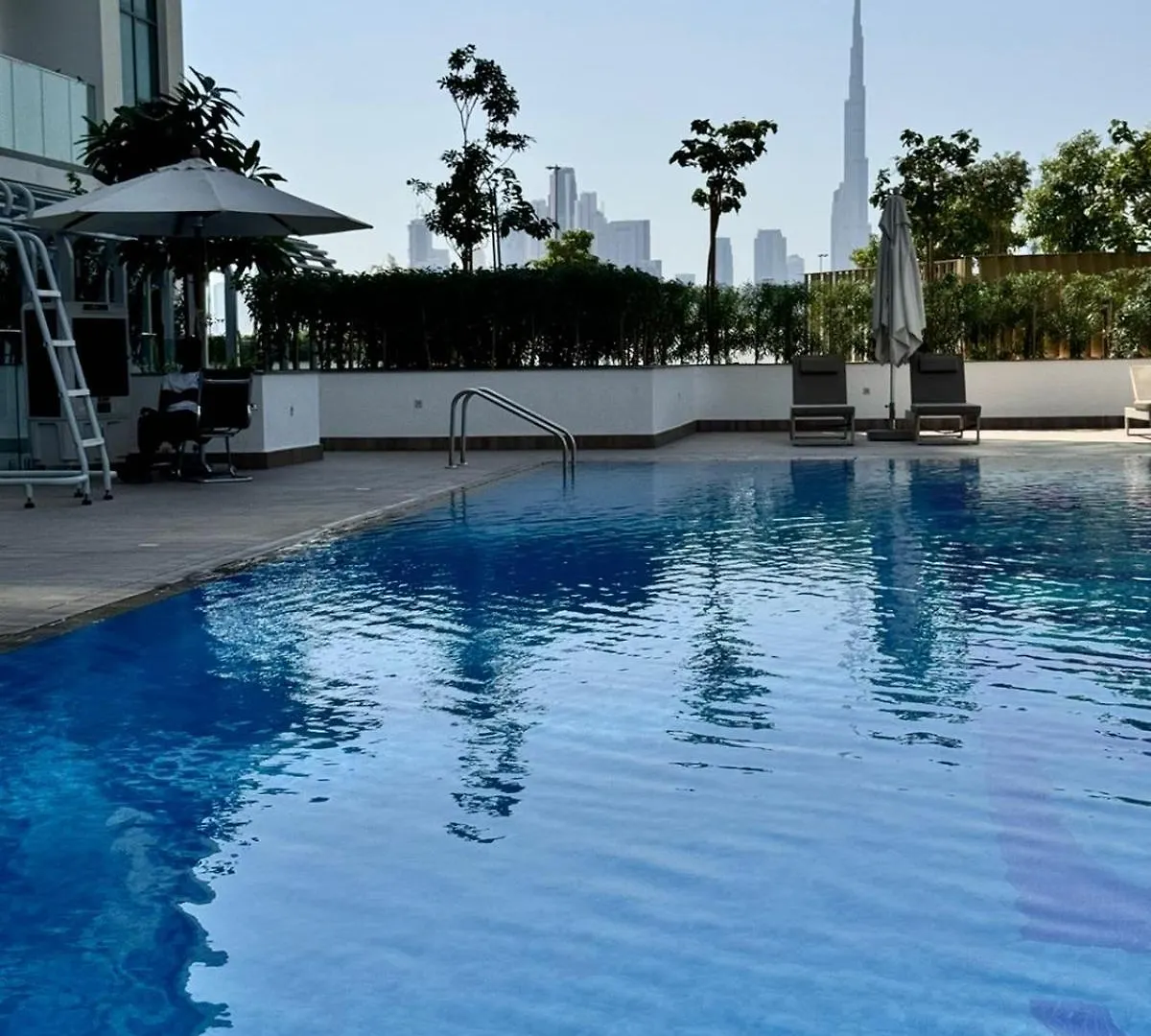 דירות דובאי Burj Khalifa View Modern 1Bhk With Balcony