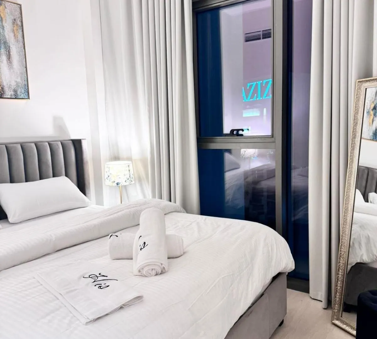 דירות דובאי Burj Khalifa View Modern 1Bhk With Balcony